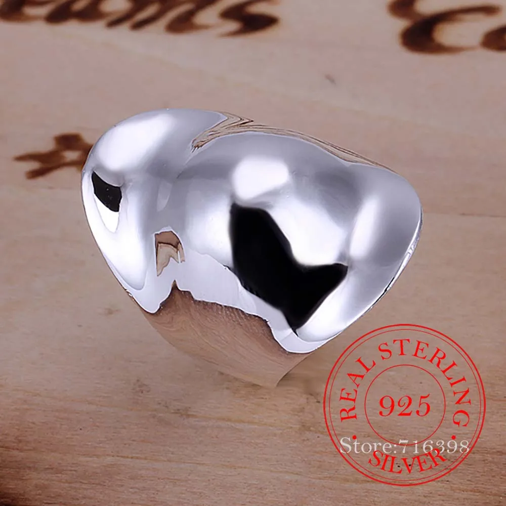 2020 New Arrival 100% 925 Sterling Thumb Glossy Rings for Women Big Faced Wide Finger Ring For Unisex Jewelry Mama Men Best Gift
2020 New Arrival 100% 925 Sterling Thumb Glossy Rings for Women Big Faced Wide Finger Ring For Unisex Jewelry Mama Men Best Gift
