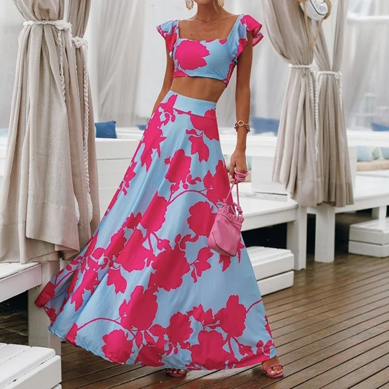 2021 Summer Boho Sexy Maxi Dress Plus Size Dress Lady Two Piece Set Beach Dresses Elegant Dress For Women Vestidos De Mujer
2021 Summer Boho Sexy Maxi Dress Plus Size Dress Lady Two Piece Set Beach Dresses Elegant Dress For Women Vestidos De Mujer