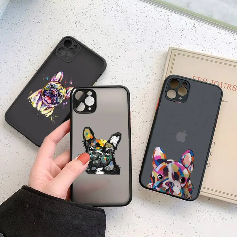 Pug Dog French Bulldog Phone Case matte transparent For iphone 7 8 11 12 plus mini x xs xr pro max cover
Pug Dog French Bulldog Phone Case matte transparent For iphone 7 8 11 12 plus mini x xs xr pro max cover