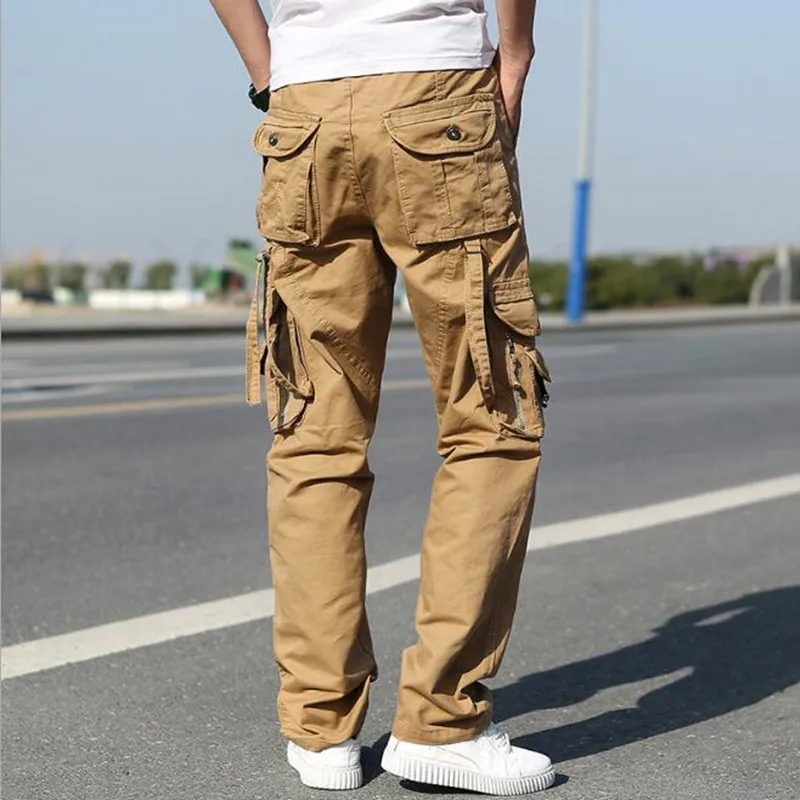 Men's Cargo Pants Casual Mens straight-leg pants Pant Multi Pocket Overall Men Outdoors Trousers High Quality
Men's Cargo Pants Casual Mens straight-leg pants Pant Multi Pocket Overall Men Outdoors Trousers High Quality