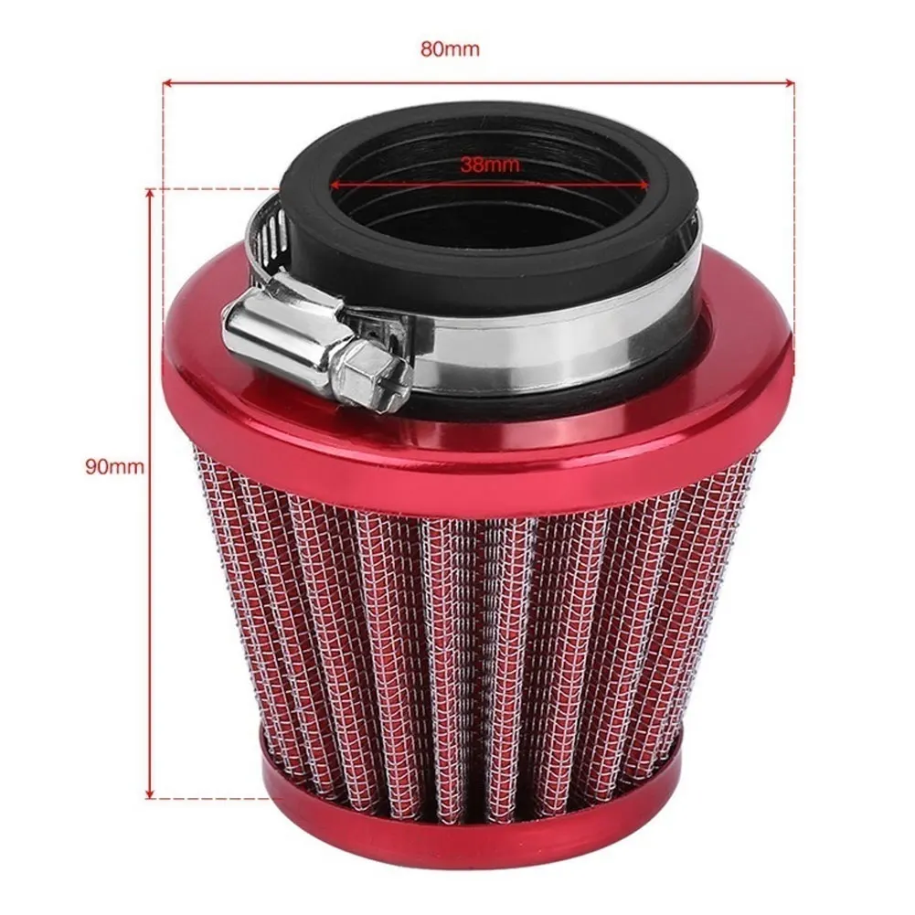 38mm Universal Motorcycle Motorbike Air Filter Intake Induction Kit ATV Dirt Bike Mushroom Head Air Filter Cleaner Replacement
38mm Universal Motorcycle Motorbike Air Filter Intake Induction Kit ATV Dirt Bike Mushroom Head Air Filter Cleaner Replacement