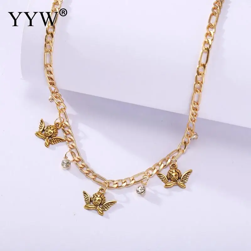 New Fashion Turkish Angel Jewelry Necklace Pendant Charm Bracelet Adjustable Chain Necklace For Children Girl Jewelry Gift
New Fashion Turkish Angel Jewelry Necklace Pendant Charm Bracelet Adjustable Chain Necklace For Children Girl Jewelry Gift