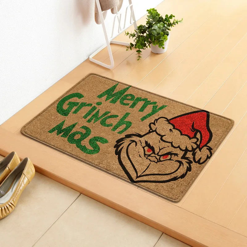 The Grinch Custom Christmas Doormat Rubber Entrance Rug Small Front Door Dust Removal Carpet Anti-Slip Wear-Resistant Door Mat
The Grinch Custom Christmas Doormat Rubber Entrance Rug Small Front Door Dust Removal Carpet Anti-Slip Wear-Resistant Door Mat