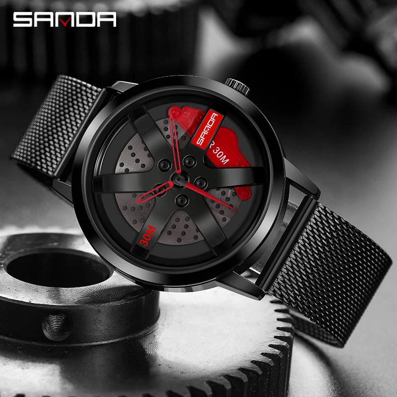 SANDA Mens Watches Luxury Waterproof Rotating Dial Clock Male Steel Strap Quartz Men Sports Mesh Wrist Watch relogio masculino
SANDA Mens Watches Luxury Waterproof Rotating Dial Clock Male Steel Strap Quartz Men Sports Mesh Wrist Watch relogio masculino