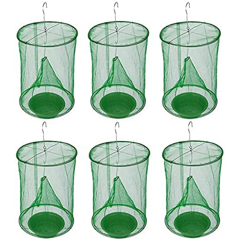 Ranch Fly Trap with Bait Tray Outdoor Hanging Reusable Flay Catcher Cage for Indoor Outdoor Parks Restaurants Farms
Ranch Fly Trap with Bait Tray Outdoor Hanging Reusable Flay Catcher Cage for Indoor Outdoor Parks Restaurants Farms