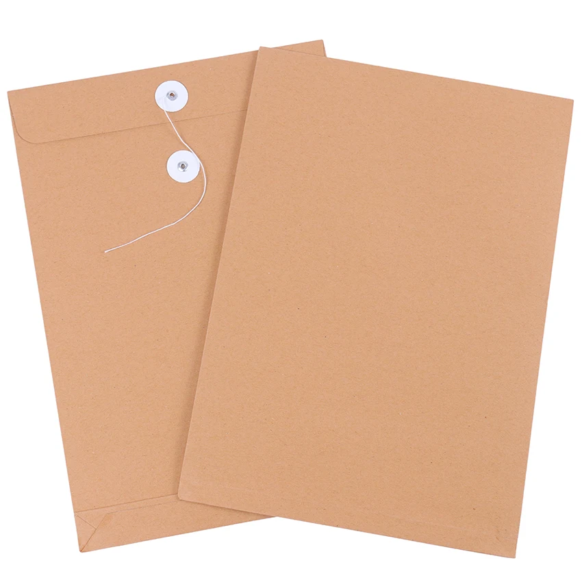 10PCS A4 Kraft Paper File Holder Envelope Bags Document Storage Organizer With String School Office Project Folder Bag
10PCS A4 Kraft Paper File Holder Envelope Bags Document Storage Organizer With String School Office Project Folder Bag