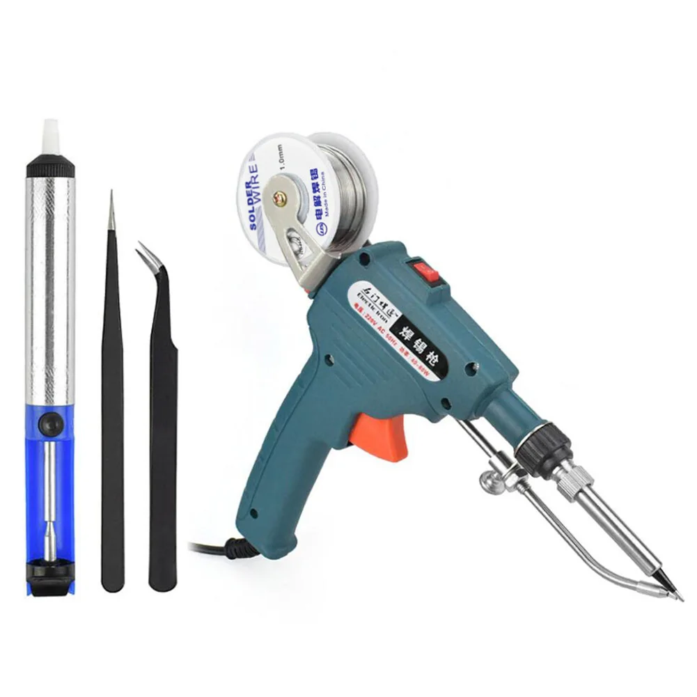 US 220V 60W Hand-held Internal Heating Soldering Iron Automatically Send Tin Gun Soldering Welding Repair Tool Accessories
US 220V 60W Hand-held Internal Heating Soldering Iron Automatically Send Tin Gun Soldering Welding Repair Tool Accessories