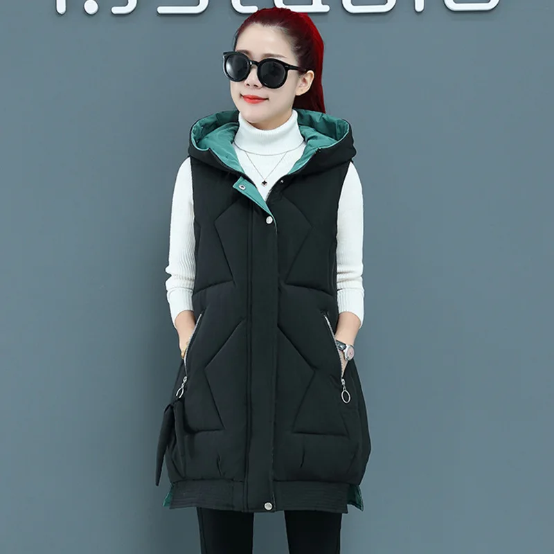 2021 New Autumn and Winter Women's Vest Loose Mid-Length Women's Waistcoat Large Size Women's Sleeveless Jacket
2021 New Autumn and Winter Women's Vest Loose Mid-Length Women's Waistcoat Large Size Women's Sleeveless Jacket