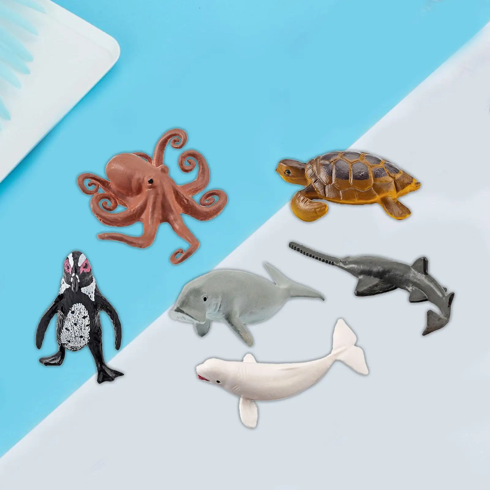 10 Pieces Marine Animal Model, Realistic Education Gift Home Decor Teaching Supplies Playset for Preschool Kindergarten Kids
10 Pieces Marine Animal Model, Realistic Education Gift Home Decor Teaching Supplies Playset for Preschool Kindergarten Kids