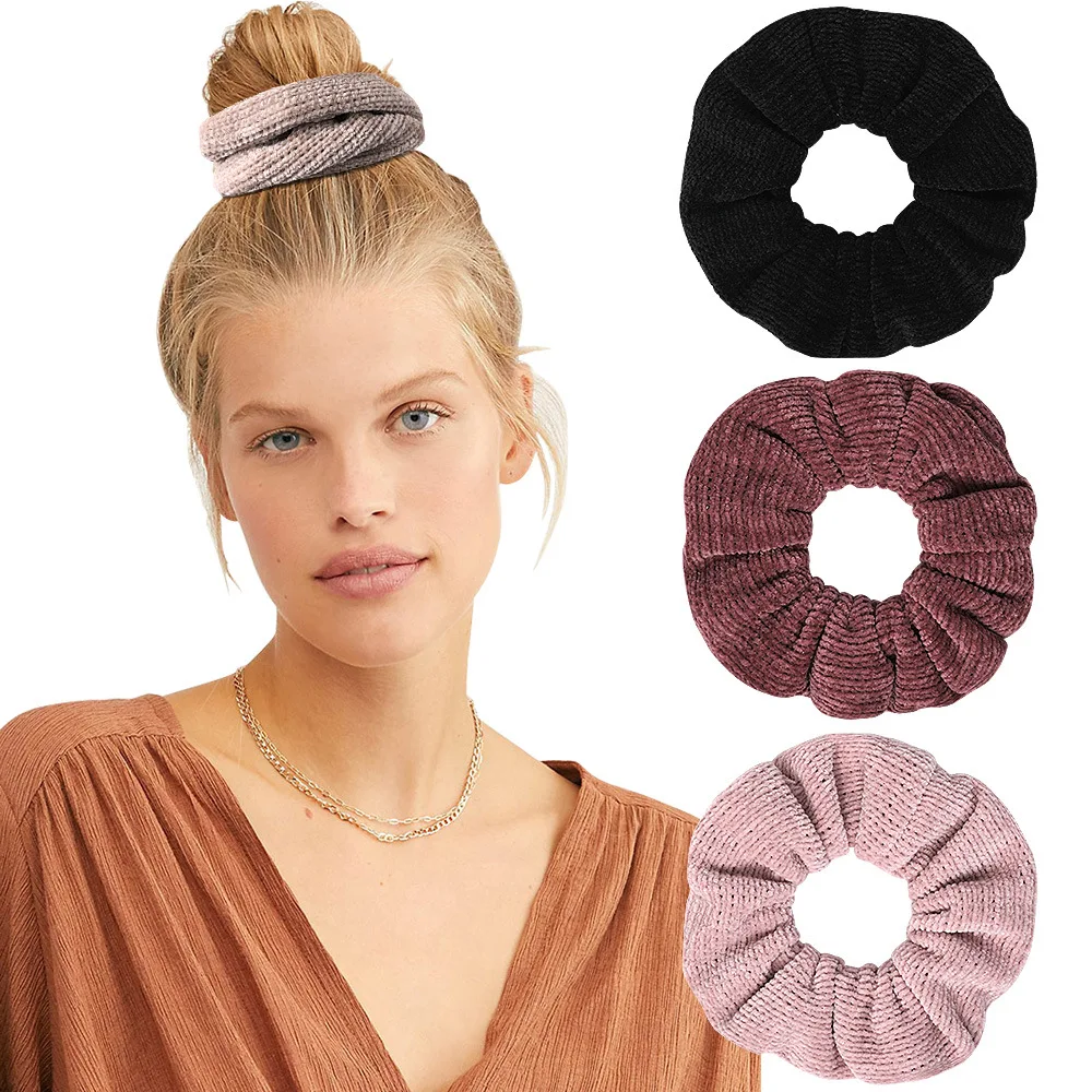 Solid Color Knitted Hair Band Intestine Hair Holder Women Hair Rope Girls Hair Ring Crochet Hair Circle Girl Ponytail Scrunchies
Solid Color Knitted Hair Band Intestine Hair Holder Women Hair Rope Girls Hair Ring Crochet Hair Circle Girl Ponytail Scrunchies