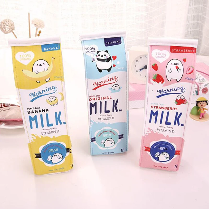 Cute School Case Korea School Pencil Case Milk Pencil Case Unusual Pencil cases For Girls Boys School Supplies
Cute School Case Korea School Pencil Case Milk Pencil Case Unusual Pencil cases For Girls Boys School Supplies