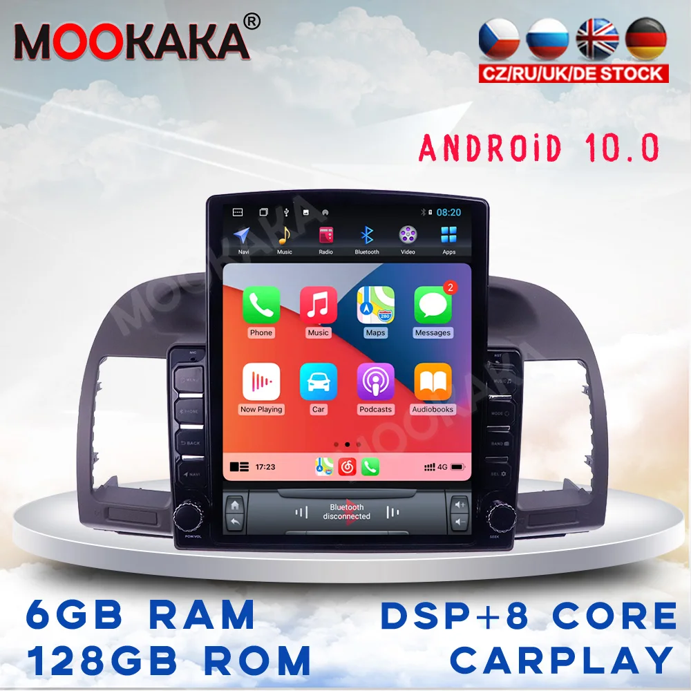 For Toyota Camry 5 2001-2006 Car Multimedia Stereo Tesla Screen Android 10 Player Carplay GPS Navigation Head Unit DVD
For Toyota Camry 5 2001-2006 Car Multimedia Stereo Tesla Screen Android 10 Player Carplay GPS Navigation Head Unit DVD