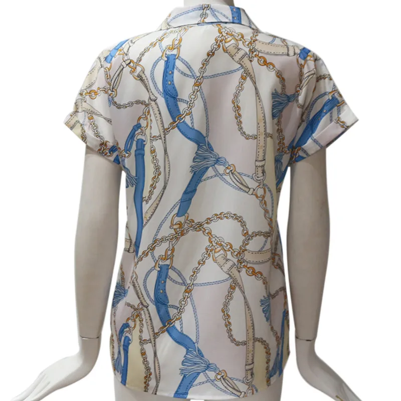 Women Sexy V Neck Stylish Printed Summer Short Sleeve Loose Casual Office Ladies Elegant Shirts Tops
Women Sexy V Neck Stylish Printed Summer Short Sleeve Loose Casual Office Ladies Elegant Shirts Tops