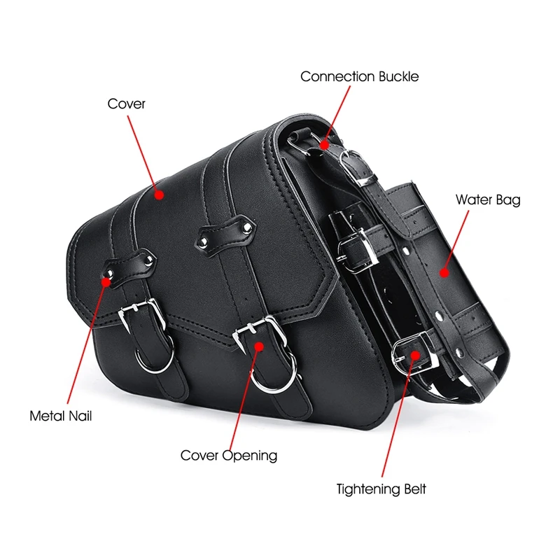 Universal PU Leather Motorcycle Saddlebag Side Tool Luggage Bags Saddle Bags for Honda/Suzuki/Kawasaki/Yamaha
Universal PU Leather Motorcycle Saddlebag Side Tool Luggage Bags Saddle Bags for Honda/Suzuki/Kawasaki/Yamaha
