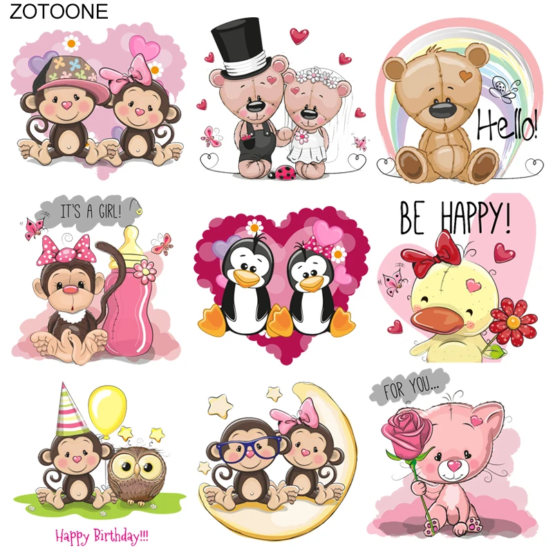 ZOTOONE Iron on Cute Animal Owl Bear Patch Transfers for Clothing Applications DIY T-shirt Heat Transfers Appliques Sticker E
ZOTOONE Iron on Cute Animal Owl Bear Patch Transfers for Clothing Applications DIY T-shirt Heat Transfers Appliques Sticker E