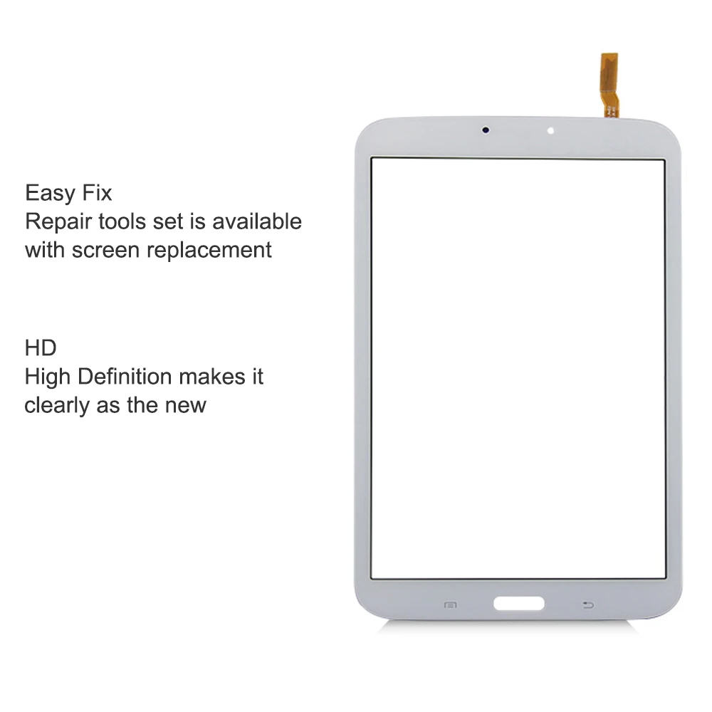 Для samsung Galaxy Tab 3 8 "T310 сенсорный экран стеклянная панель дигитайзер