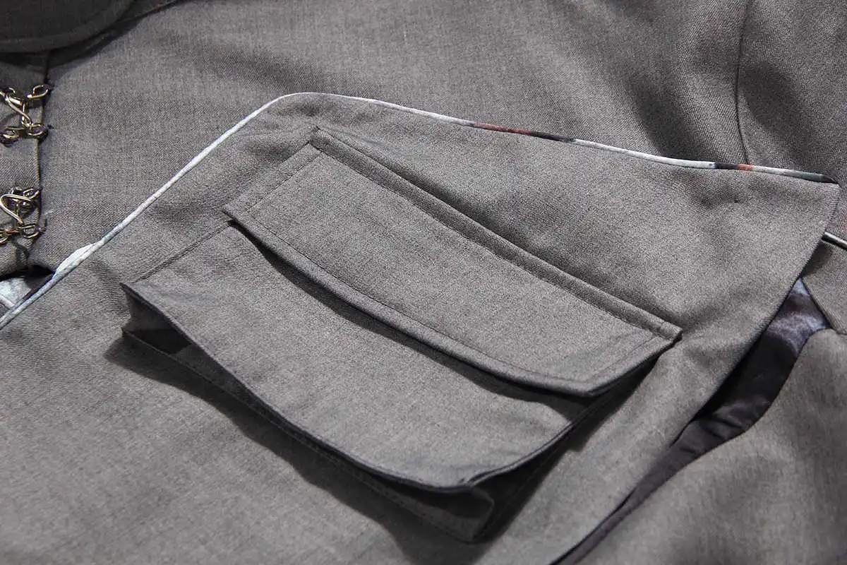 DEAT 2021 new spring and autumn fashion women clothes turn-down collar full sleeves pocket spliced short waist jacket WP00602
DEAT 2021 new spring and autumn fashion women clothes turn-down collar full sleeves pocket spliced short waist jacket WP00602