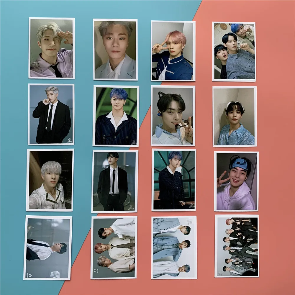 16 шт./компл. kpop Astro Group Photocard новый альбом Gateway Lomo Card Knock почтовая фотография для поклонников Коллекция Новые поступления
16 шт./компл. kpop Astro Group Photocard новый альбом Gateway Lomo Card Knock почтовая фотография для поклонников Коллекция Новые поступления