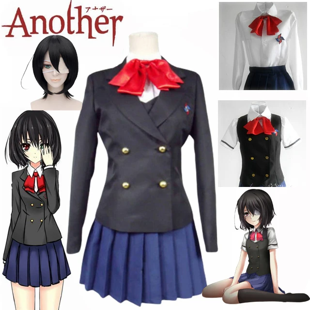 Another Misaki Mei Akazawa Izumi costume anime cosplay women girls japanese school JK Uniform skirt costume Wig for Halloween
Another Misaki Mei Akazawa Izumi costume anime cosplay women girls japanese school JK Uniform skirt costume Wig for Halloween