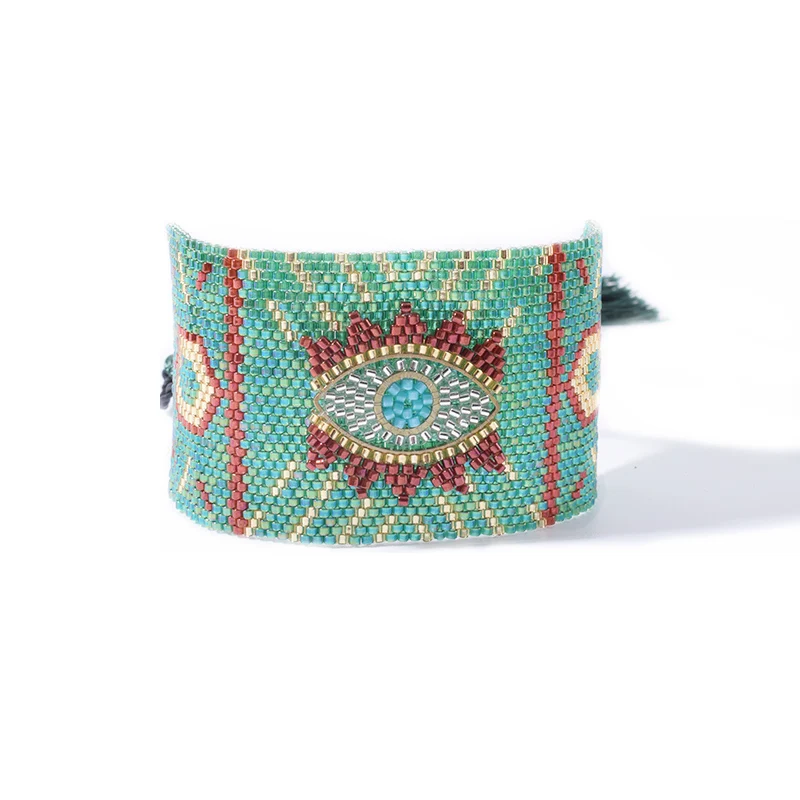 Rttooas Turkish Lucky Evil Eye Charm Bracelets Women MIYUKI Beaded Bracelet Pulseras Mujer Moda 2020 Handmade Fashion Jewelry
Rttooas Turkish Lucky Evil Eye Charm Bracelets Women MIYUKI Beaded Bracelet Pulseras Mujer Moda 2020 Handmade Fashion Jewelry