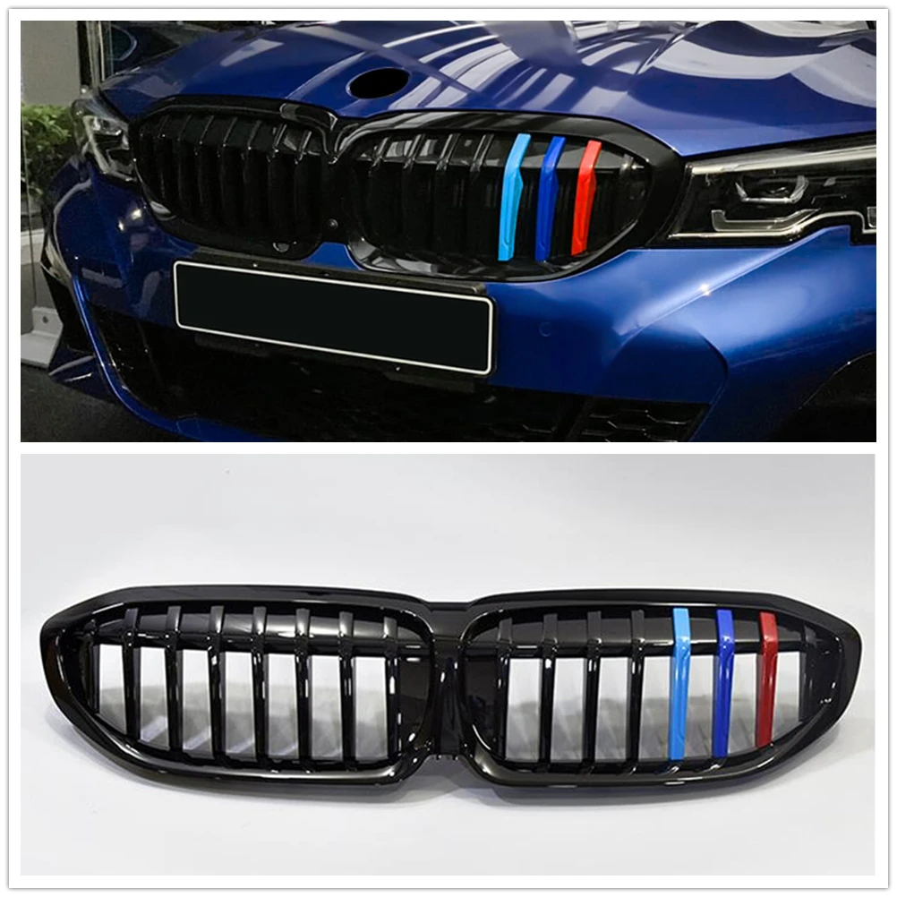 Front Grill Kidney Grille For BMW 3 Series 330i G20 2019-2022 Non Camera Glossy Black Tri M Color Performance Car Body Kit Grid
Front Grill Kidney Grille For BMW 3 Series 330i G20 2019-2022 Non Camera Glossy Black Tri M Color Performance Car Body Kit Grid