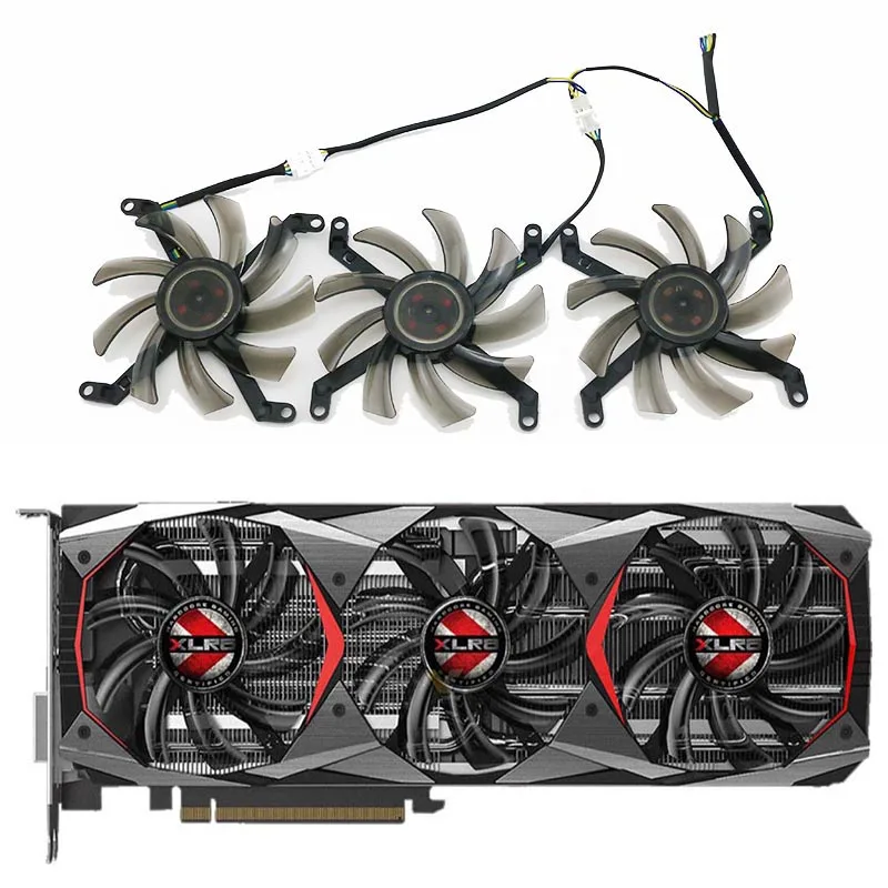 3pcs T129215SU DC 12V 0.50A 4PIN GTX1080 GPU FAN For Manli PNY Manli GeForce GTX 1080 Ti 11GB XLR8 Gaming OC Graphics Card Fans 
3pcs T129215SU DC 12V 0.50A 4PIN GTX1080 GPU FAN For Manli PNY Manli GeForce GTX 1080 Ti 11GB XLR8 Gaming OC Graphics Card Fans