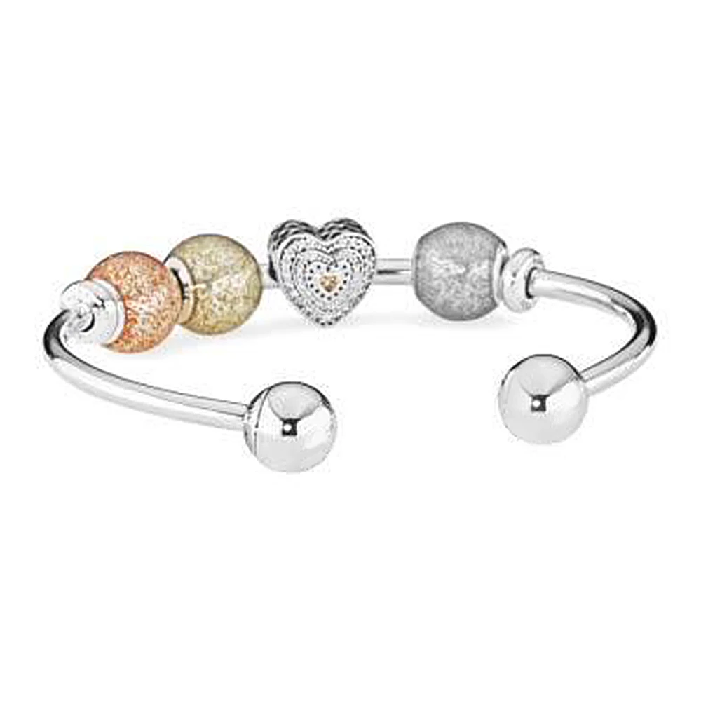 NEW 925 Sterling Silver Double-headed classic crystal bracelet Clear CZ Charm Bead fit DIY Bracelets Set factory wholesale
NEW 925 Sterling Silver Double-headed classic crystal bracelet Clear CZ Charm Bead fit DIY Bracelets Set factory wholesale