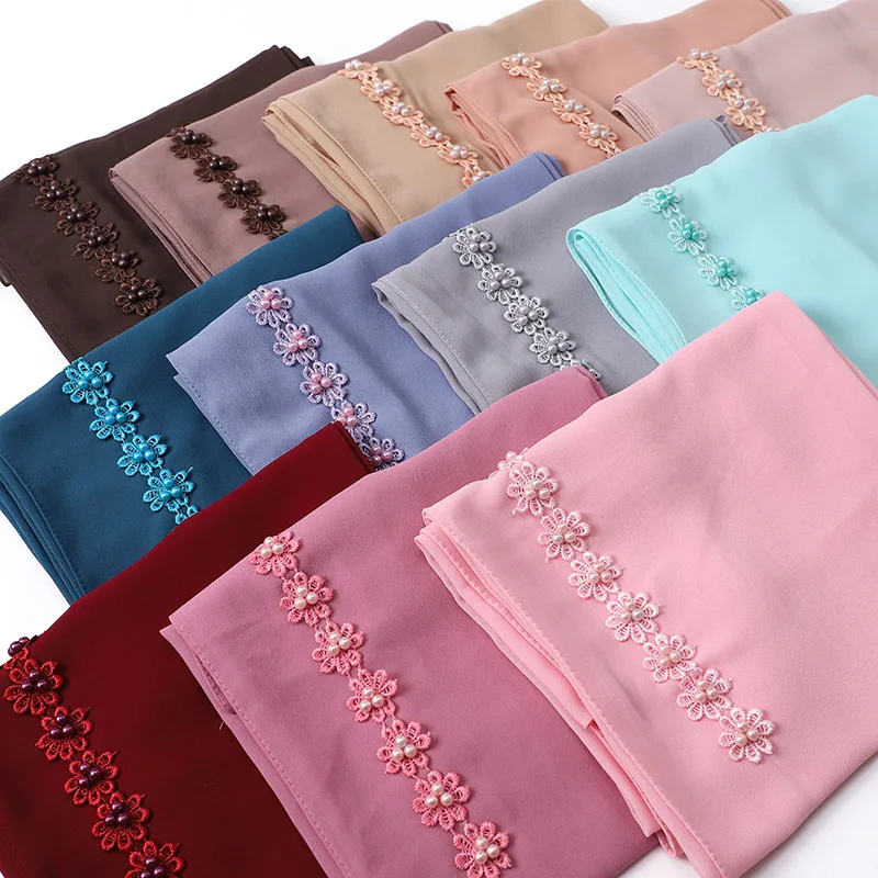 10PCS NEW HIJABS BUBBLE CHIFFON PEARL LACE DESIGNER WOMEN WRAP HEADBAND MUSLIM 20 COLOR
10PCS NEW HIJABS BUBBLE CHIFFON PEARL LACE DESIGNER WOMEN WRAP HEADBAND MUSLIM 20 COLOR