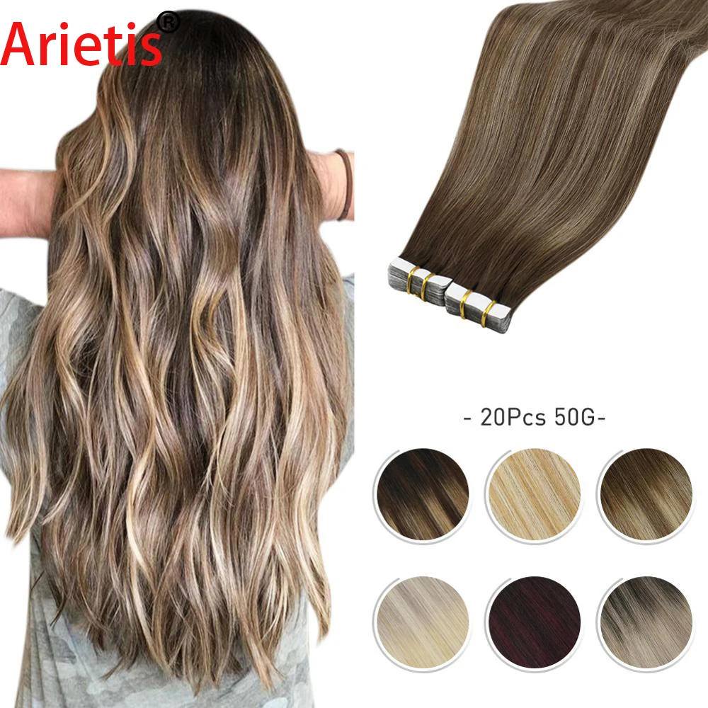 Arietis Straight 16" 30g/pack and 18" 40g 20"-26" 50g/pack Pure And Piano Color 100% Remy Tape In Hair Extension For White Women
Arietis Straight 16" 30g/pack and 18" 40g 20"-26" 50g/pack Pure And Piano Color 100% Remy Tape In Hair Extension For White Women