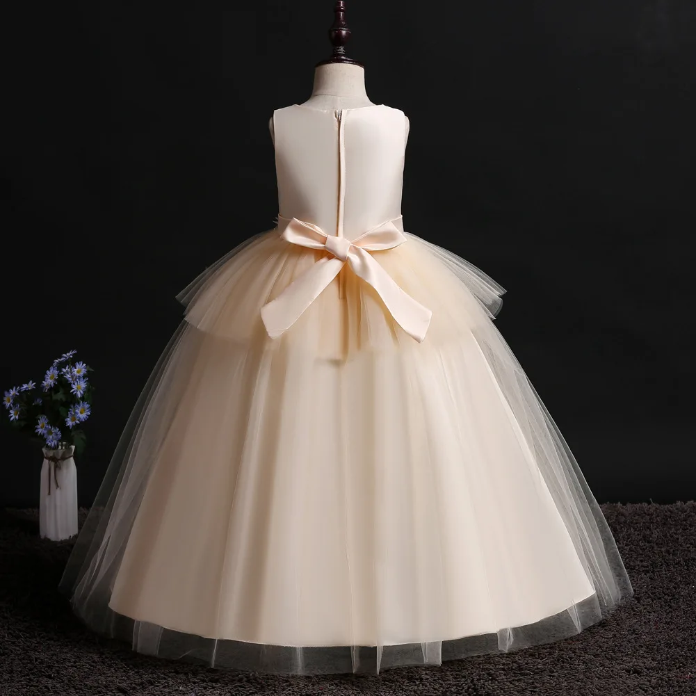 New Summer Light Blue Girls Princess Pageant Wedding Gowns Evening Birthday Party Costume Pretty Long Dresses for Children
New Summer Light Blue Girls Princess Pageant Wedding Gowns Evening Birthday Party Costume Pretty Long Dresses for Children