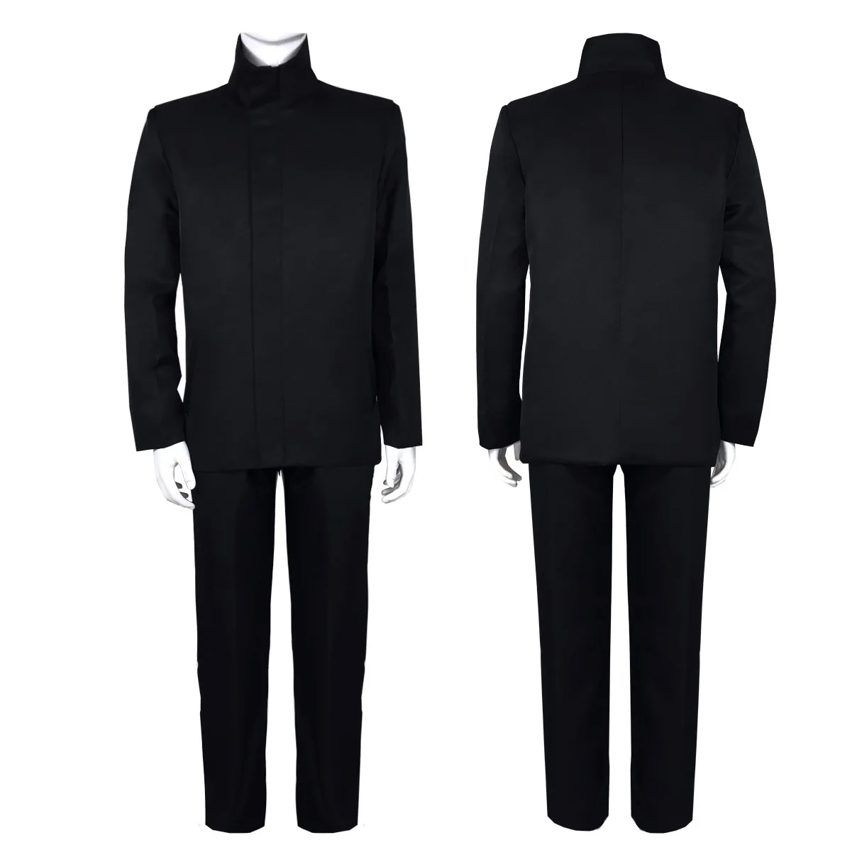 Anime Jujutsu Kaisen Gojo Satoru Cosplay Costume Japanese College Middle School Uniform Student Navy Blue Stickup Coat Pants 
Anime Jujutsu Kaisen Gojo Satoru Cosplay Costume Japanese College Middle School Uniform Student Navy Blue Stickup Coat Pants