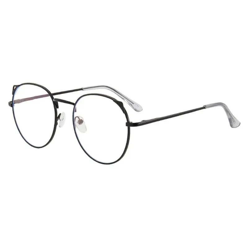 Anti Blue Light Cute Round Cat Ears Eyeglasses Frame Computer Eye Protection Optical Glasses Unisex Q1FA
Anti Blue Light Cute Round Cat Ears Eyeglasses Frame Computer Eye Protection Optical Glasses Unisex Q1FA