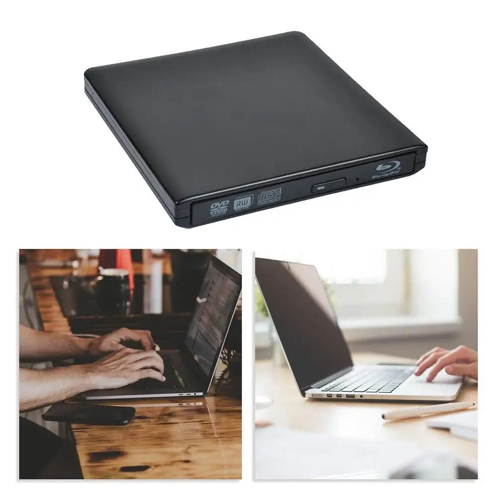 External Blu-ray Burner Drive USB3.0 DVD Player 3D Ultra-thin Optical Drive For Windows/IOS 
External Blu-ray Burner Drive USB3.0 DVD Player 3D Ultra-thin Optical Drive For Windows/IOS
