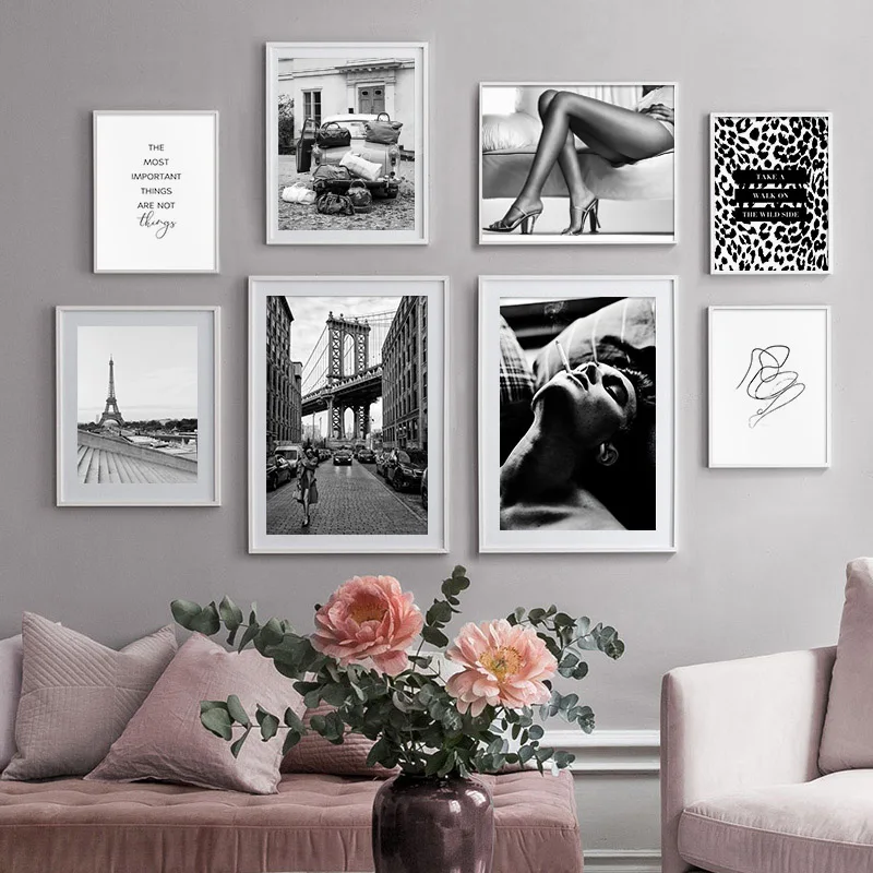 Black White Paris Photography Painting Leopard Road Sign Sexy Lady Fashion Poster CanvasSalon Decoration Print Wall Art Picture
Black White Paris Photography Painting Leopard Road Sign Sexy Lady Fashion Poster CanvasSalon Decoration Print Wall Art Picture