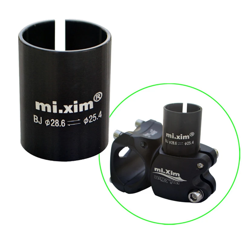 Bicycle Mountain Road Bike Handlebar Stem Reducer Adapter 28.6 To 25.4mm 100% Brand New And High Quality
Bicycle Mountain Road Bike Handlebar Stem Reducer Adapter 28.6 To 25.4mm 100% Brand New And High Quality