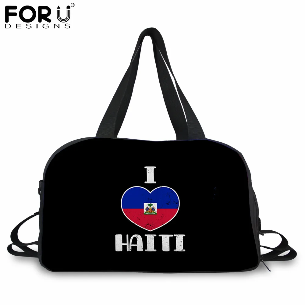 FORUDESIGNS Haiti Flag Design Woman's Luggage Bags Female Sport Yoga Tote Bag Large Overnight Weekend Pouch Portable Carry Bags
FORUDESIGNS Haiti Flag Design Woman's Luggage Bags Female Sport Yoga Tote Bag Large Overnight Weekend Pouch Portable Carry Bags