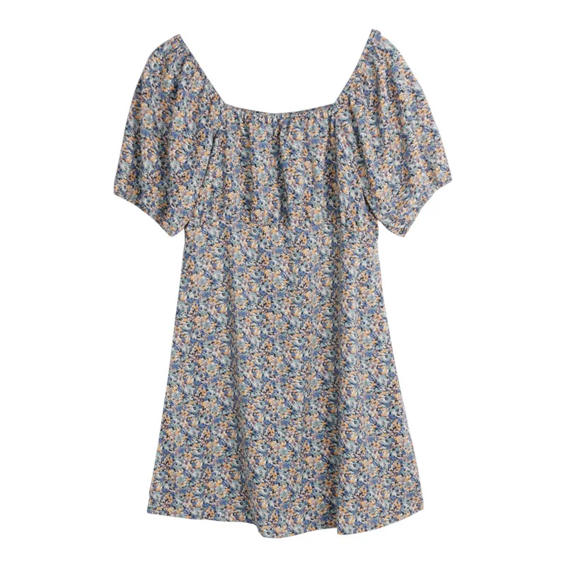 2020 Vintage Squar Collar Floral Mini Dress Women Casual Sexy Flower Printed Puff Sleeve Woman Summer Dresses Short for Clothing
2020 Vintage Squar Collar Floral Mini Dress Women Casual Sexy Flower Printed Puff Sleeve Woman Summer Dresses Short for Clothing