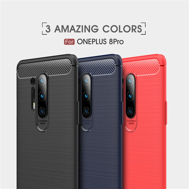 For Cover OnePlus 8 Pro Case For OnePlus 8 Shockproof Carbon Fiber Silicone Protective Phone Case For OnePlus 8 7T Pro Fundas
For Cover OnePlus 8 Pro Case For OnePlus 8 Shockproof Carbon Fiber Silicone Protective Phone Case For OnePlus 8 7T Pro Fundas