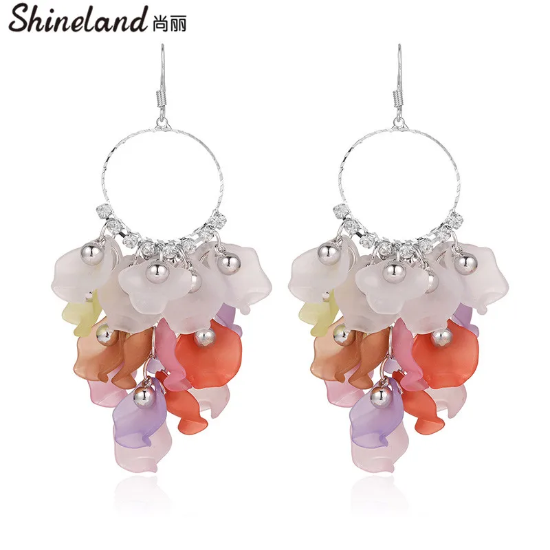 Shineland Bohemia Colorful Beads Drop Dangle Earrings For Women Fashion Party Round Statement Metal Brincos Temperament Jewelry
Shineland Bohemia Colorful Beads Drop Dangle Earrings For Women Fashion Party Round Statement Metal Brincos Temperament Jewelry