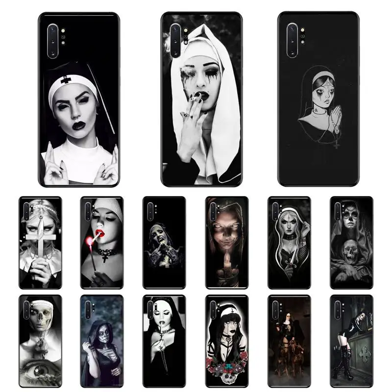 Sister Style Evil Nun Sexy Girl Phone Case For Samsung Note8 9 10 20 case for Note10Pro 10lite 20ultra M20 M31 Funda Case
Sister Style Evil Nun Sexy Girl Phone Case For Samsung Note8 9 10 20 case for Note10Pro 10lite 20ultra M20 M31 Funda Case
