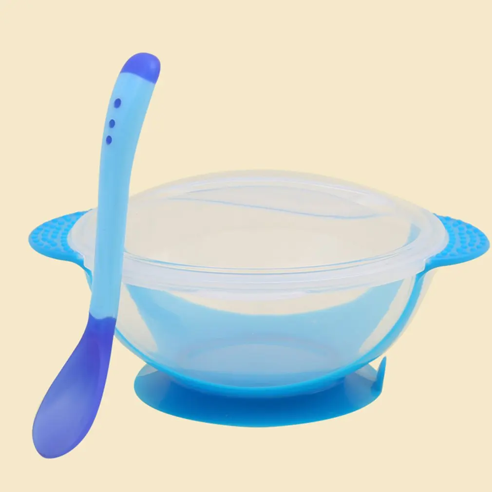 Temperature Sensing Feeding Spoon Child Tableware Food Bowl Learning Dishes Service Plate/Tray Baby Dinnerware Set
Temperature Sensing Feeding Spoon Child Tableware Food Bowl Learning Dishes Service Plate/Tray Baby Dinnerware Set