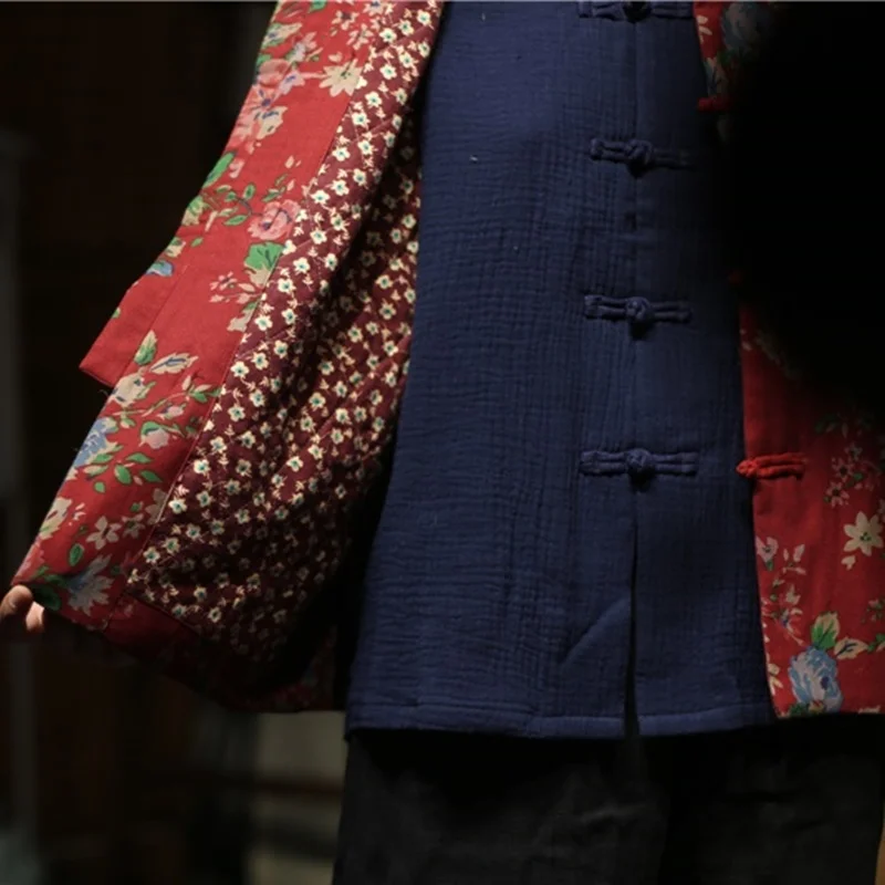 2021 Fashion Chinese Style Clothing Women Vintage Winter Jackets Casual Quilted Coats Loose Floral Ladies Chinese Tops 
2021 Fashion Chinese Style Clothing Women Vintage Winter Jackets Casual Quilted Coats Loose Floral Ladies Chinese Tops