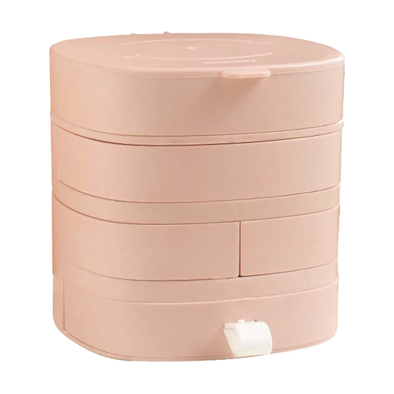 Women Jewelry Storage Box Fashion 4-Layers Rotatable Tray Case Lid Birthday Gift 53CB
Women Jewelry Storage Box Fashion 4-Layers Rotatable Tray Case Lid Birthday Gift 53CB