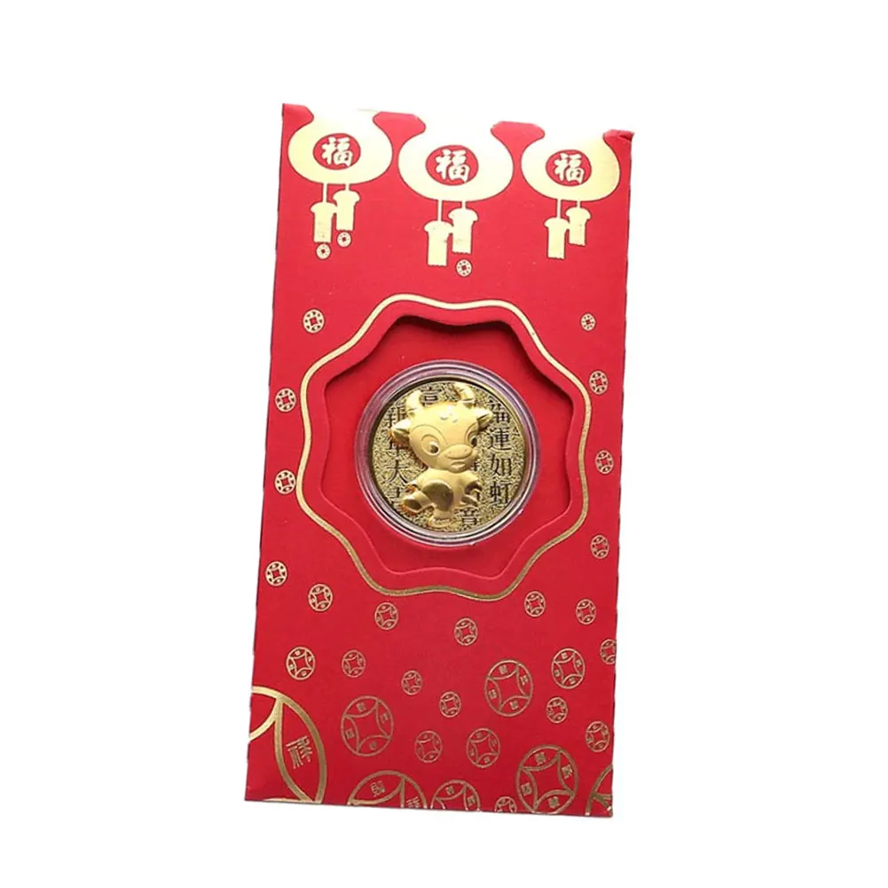 2021 OX Lucky Chinese Red Envelopes Lucky Pockets Red Packet For Chinese New Year Spring Birthday Marry Gift With Gold Coin
2021 OX Lucky Chinese Red Envelopes Lucky Pockets Red Packet For Chinese New Year Spring Birthday Marry Gift With Gold Coin