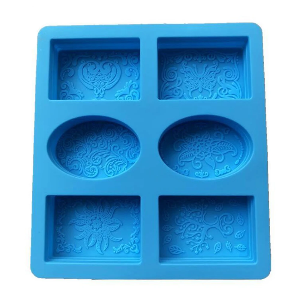 6 Cavity Rectangle Oval Silicone Soap Mold Handmade Craft Making Bathroom Soap For Home
6 Cavity Rectangle Oval Silicone Soap Mold Handmade Craft Making Bathroom Soap For Home