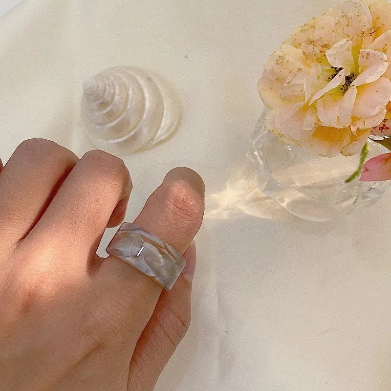 Charm Open Ring Halo Dyeing Acrylic Resin Korea Ring Colorful Finger Decor Exquisite Party Jewelry Engagement Ring Finger Ring
Charm Open Ring Halo Dyeing Acrylic Resin Korea Ring Colorful Finger Decor Exquisite Party Jewelry Engagement Ring Finger Ring