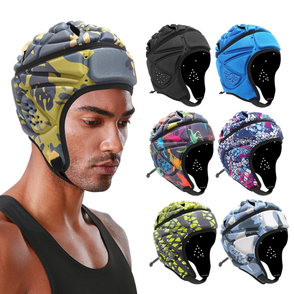Rugby Helmet Headguard for Soccer Scrum Cap Head Protector Soft Protective Helmet Headgear
Rugby Helmet Headguard for Soccer Scrum Cap Head Protector Soft Protective Helmet Headgear