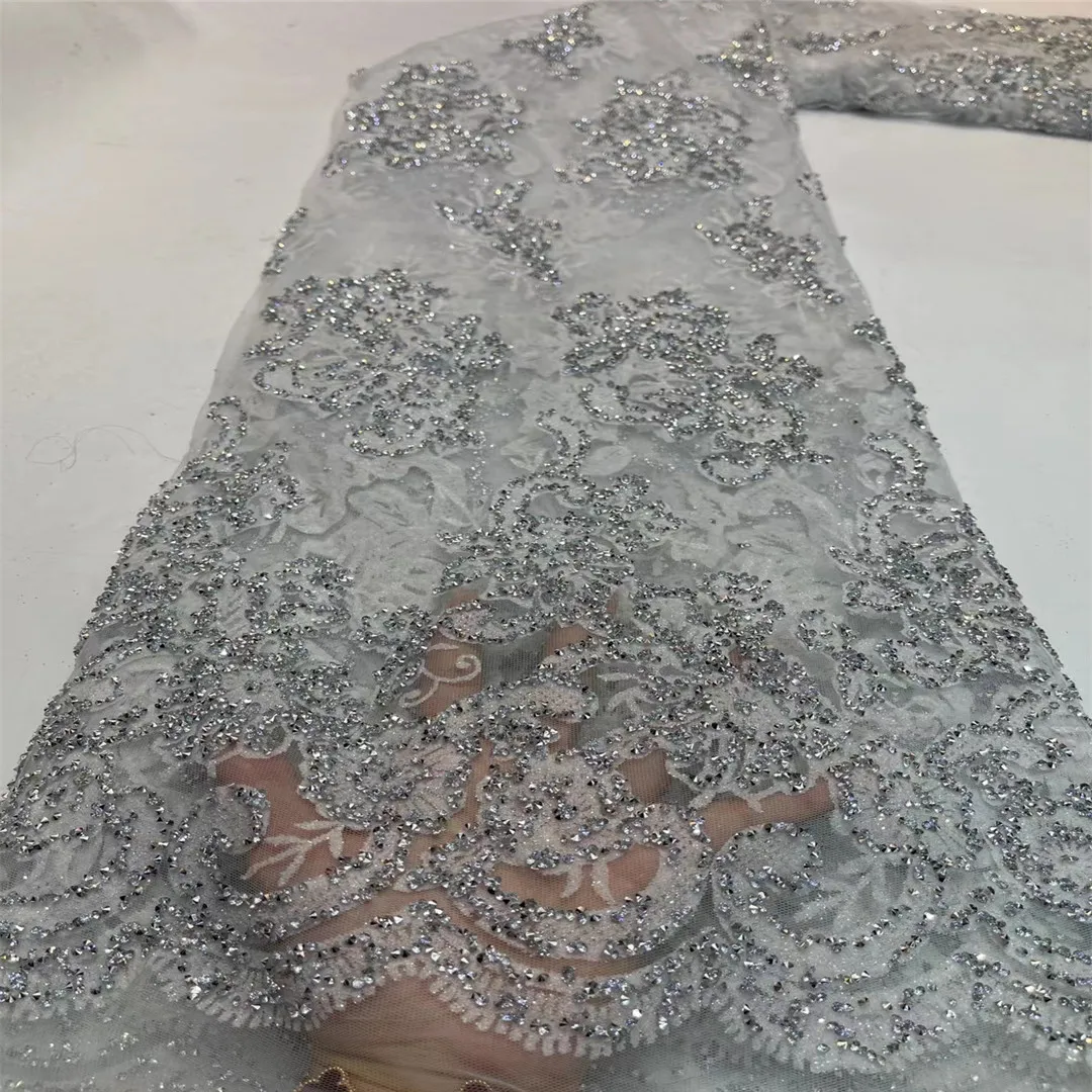 Latest French Nigerian Beads/Sequins Laces Fabric 2021 High Quality Tulle African Laces Fabric Wedding African French Tulle Lace
Latest French Nigerian Beads/Sequins Laces Fabric 2021 High Quality Tulle African Laces Fabric Wedding African French Tulle Lace