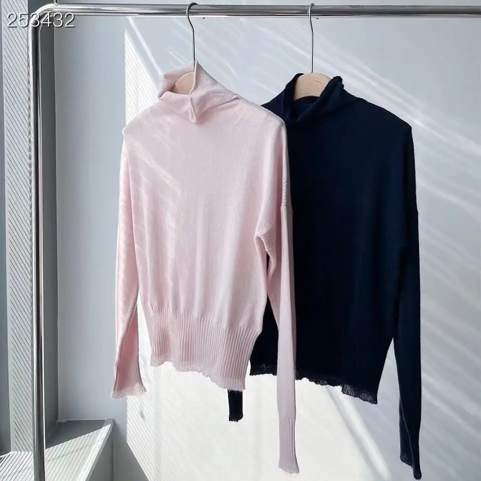 Runway Fashion Women Sweater 2021 High Quality Autumn Long Sleeve Solid Knitted Cashmere Pullover Sweater
Runway Fashion Women Sweater 2021 High Quality Autumn Long Sleeve Solid Knitted Cashmere Pullover Sweater