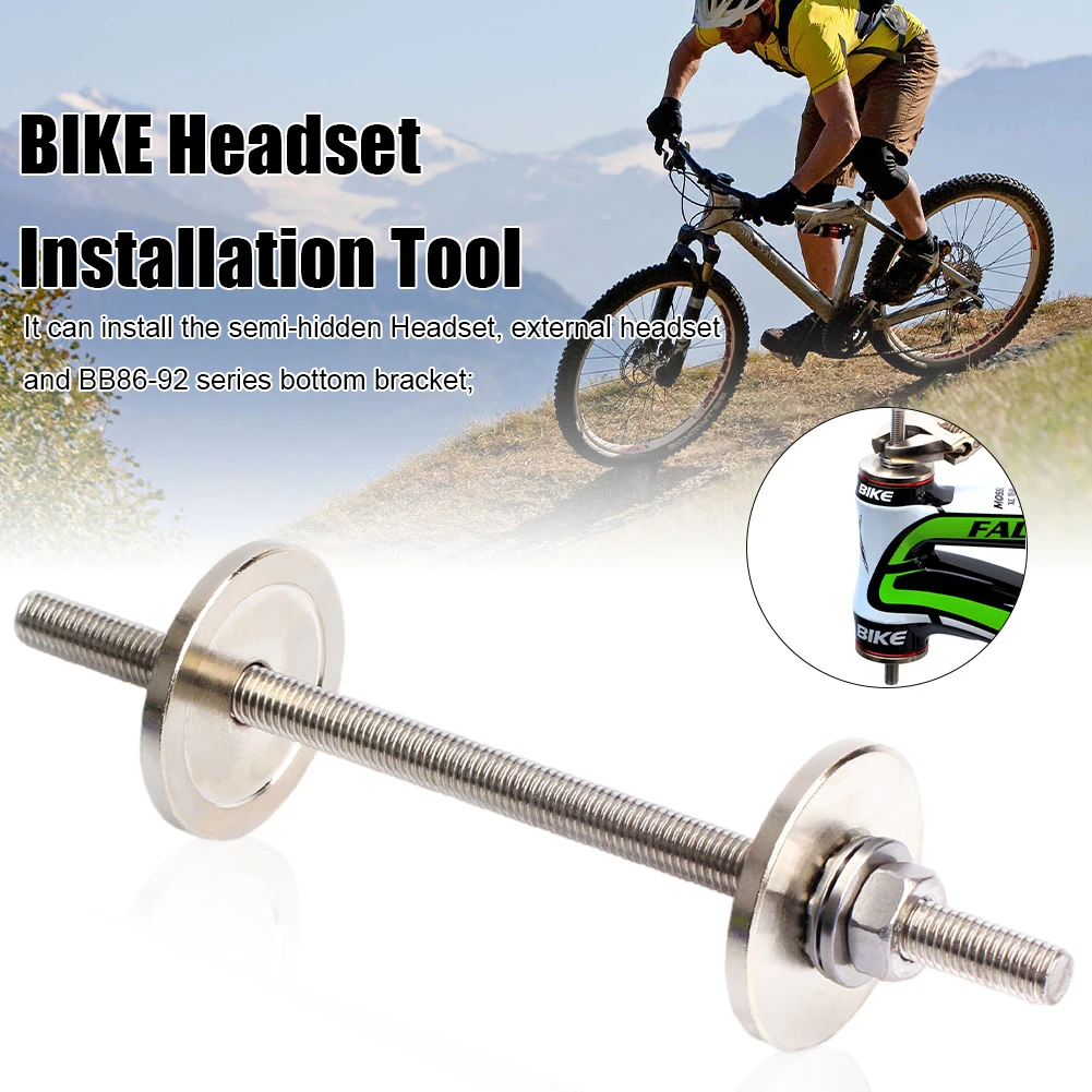 Bicycle Headset Installation Tool Bottom Bracket Cup Press Install Kit Road Bike BB86-92 Bearing Bowl Press In Tool
Bicycle Headset Installation Tool Bottom Bracket Cup Press Install Kit Road Bike BB86-92 Bearing Bowl Press In Tool